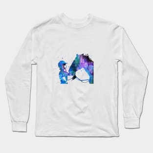 Girl with horse Long Sleeve T-Shirt